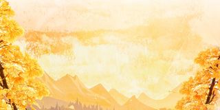 秋天简约宣传促销背景设计