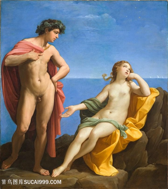 男女裸体油画图片