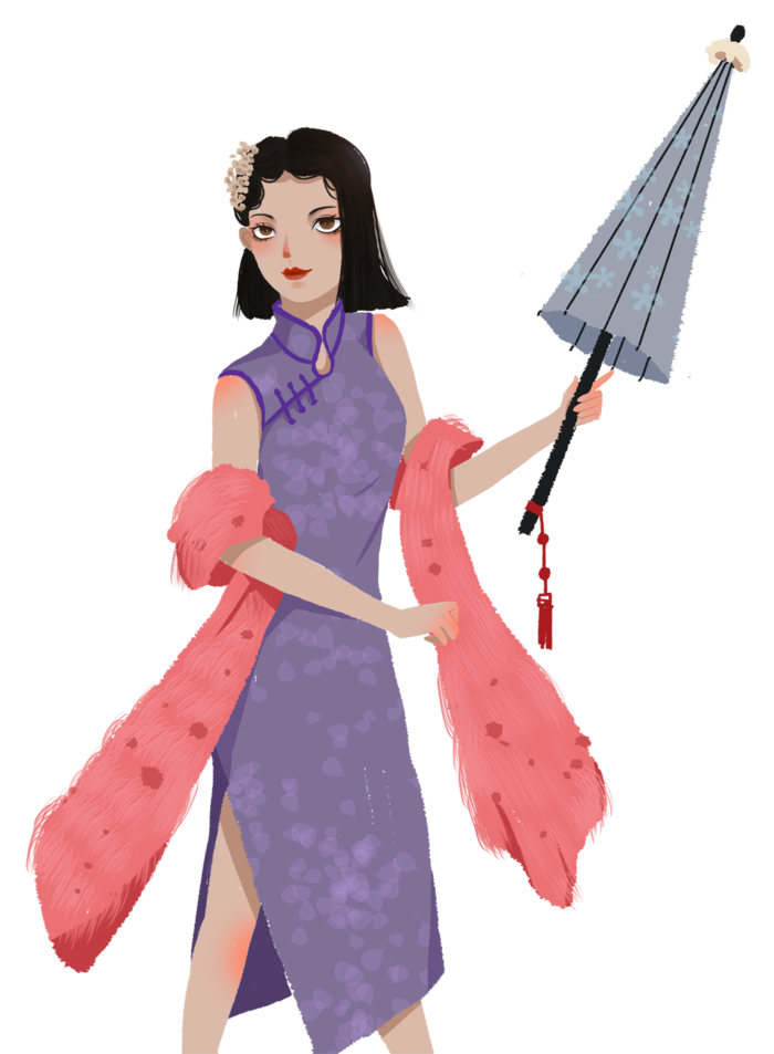 传统旗袍美女 (32)