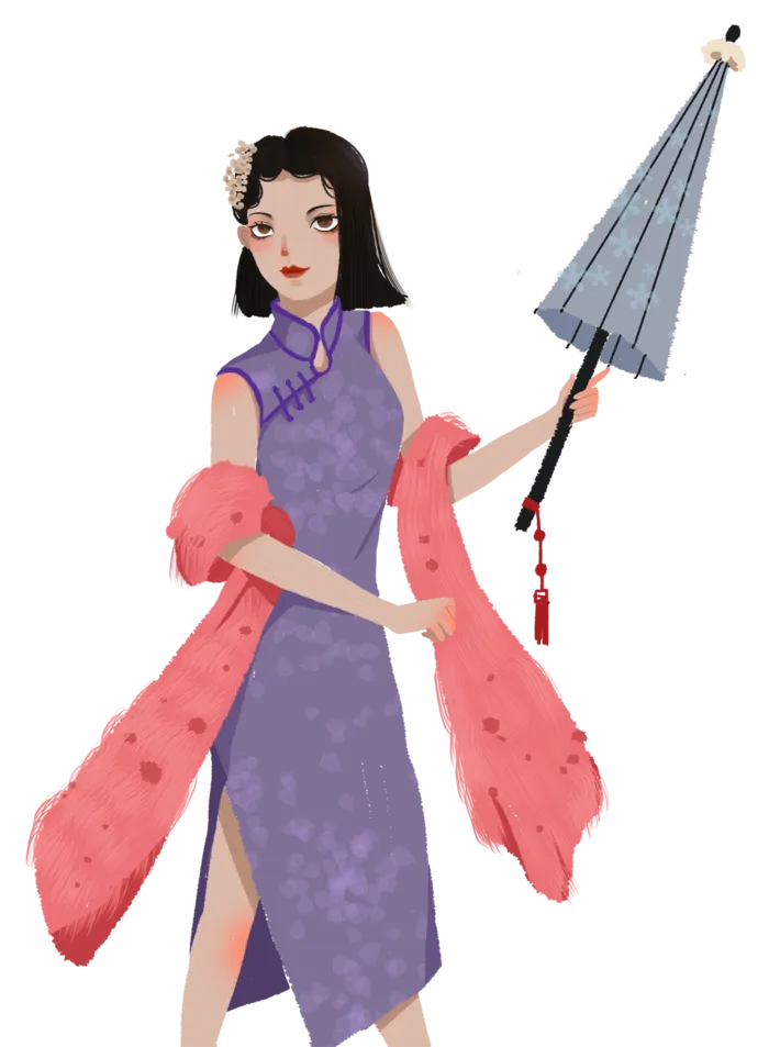 传统旗袍美女 (32)