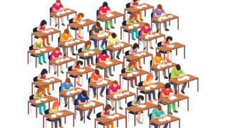 考试上课简笔卡通少儿兴趣班