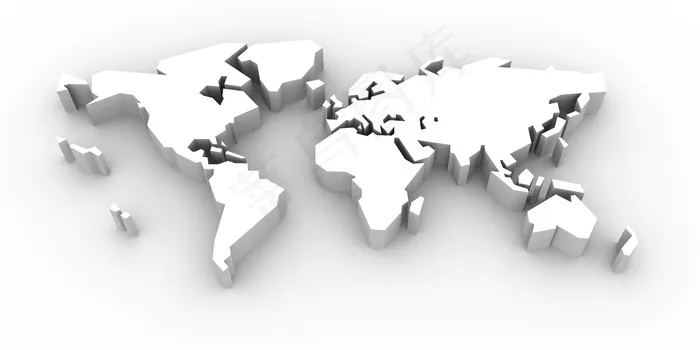 立体世界地图图片下载