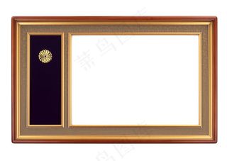 相框边框-金色边的相框