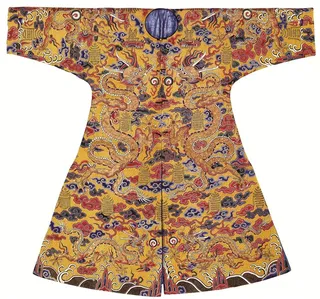 中国古代帝王龙纹精美刺绣花纹图片