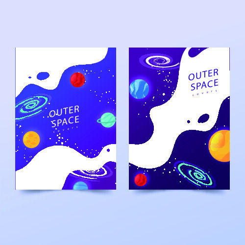太空宇航员插画eps,ai矢量模版下载