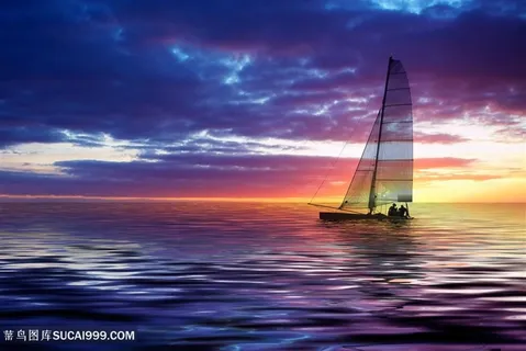 海上帆船唯美景色高清图片 海上帆船唯美景色高清图片