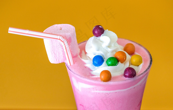 清新夏日夏季饮品摄影照片