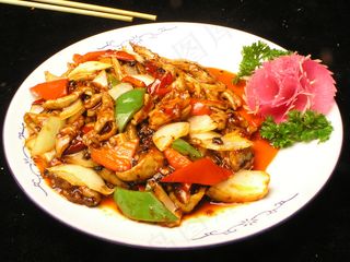 家常菜|美食|菜谱|菜单|0242老干妈肥肠