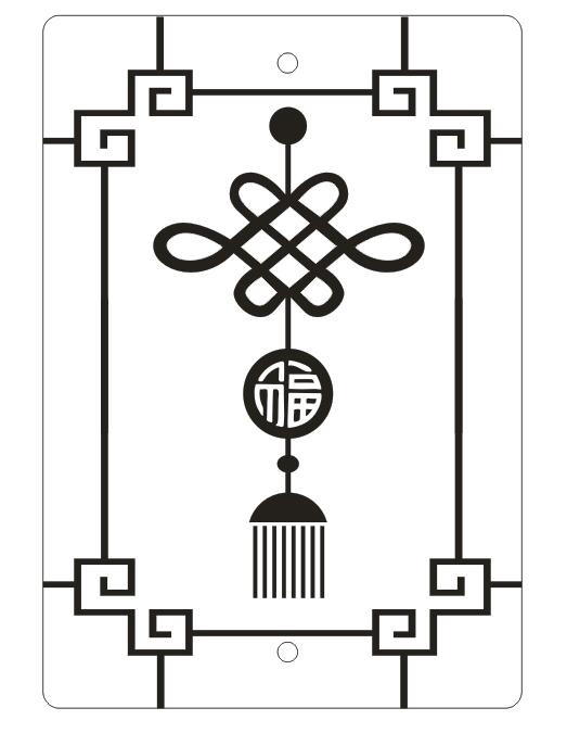 车挂模板-福5cdr矢量模版下载