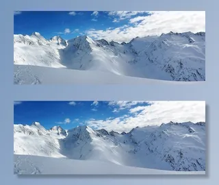 冬天自然背景风景