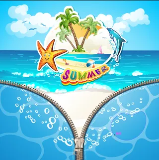 夏天海滩大海背景