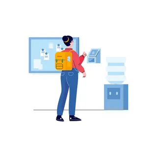 扁平化人物场景办公互联网等距ai矢量设计网页海报UI素材插画