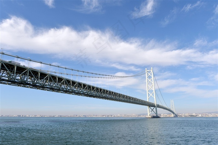 唯美高速天桥美景风景画