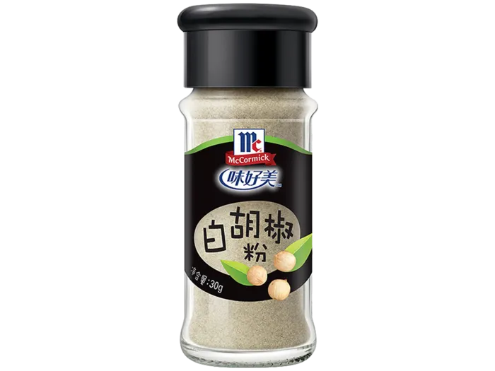 味好美 白胡椒粉超市商品白底图免抠实物摄影png格式图片透明底