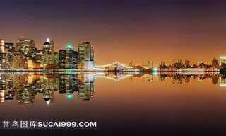 纽约都市夜景迷人风光