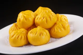 南瓜虾皮鲜肉包 (5)