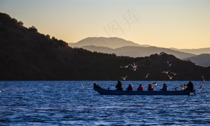 四川泸沽湖风景高清图片