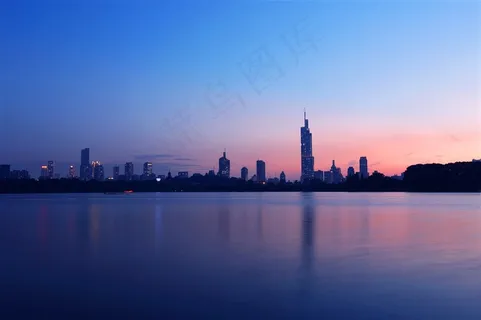 南京城市傍晚 南京城市傍晚