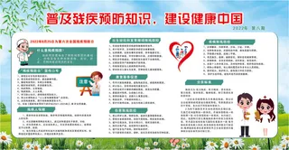 医院宣传栏，残疾预防日