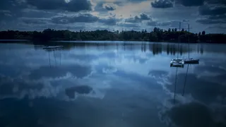 梦幻蓝色仙境唯美图片