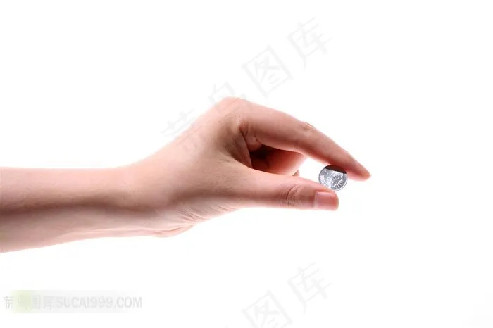 手捏硬币金融图片图片素材