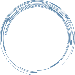 点状线条蓝色科技kv主视觉