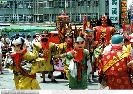 古老的灯会游街