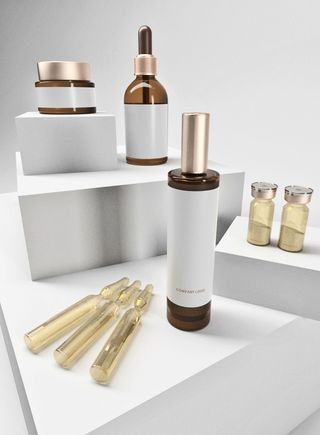 VI样机化妆品贴图包装logo样机