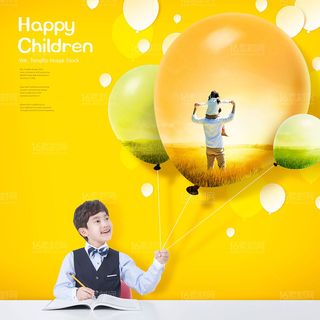 彩色梦想儿童背景