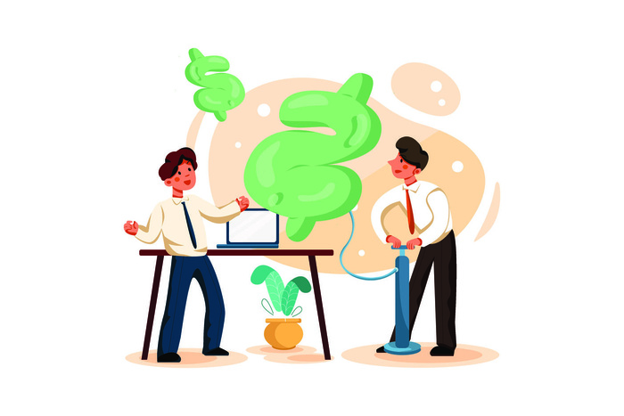 扁平化人物场景办公互联网等距ai矢量设计网页海报UI素材插画