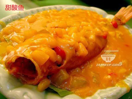 甜酸鱼美食元素菜品 甜酸鱼美食元素菜品