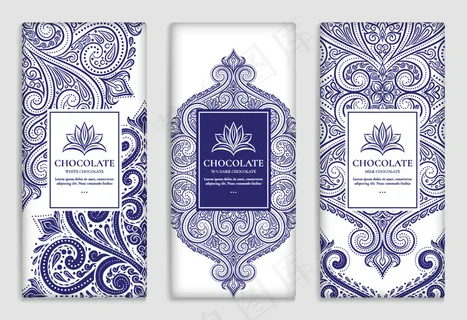 精美欧式花纹矢量图案