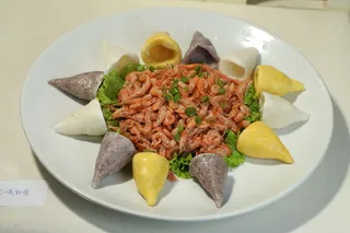 杂粮窝头喂虾酱16元