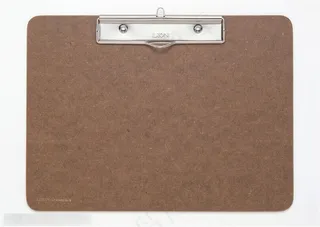 办公文具-棕色的夹文件的夹板