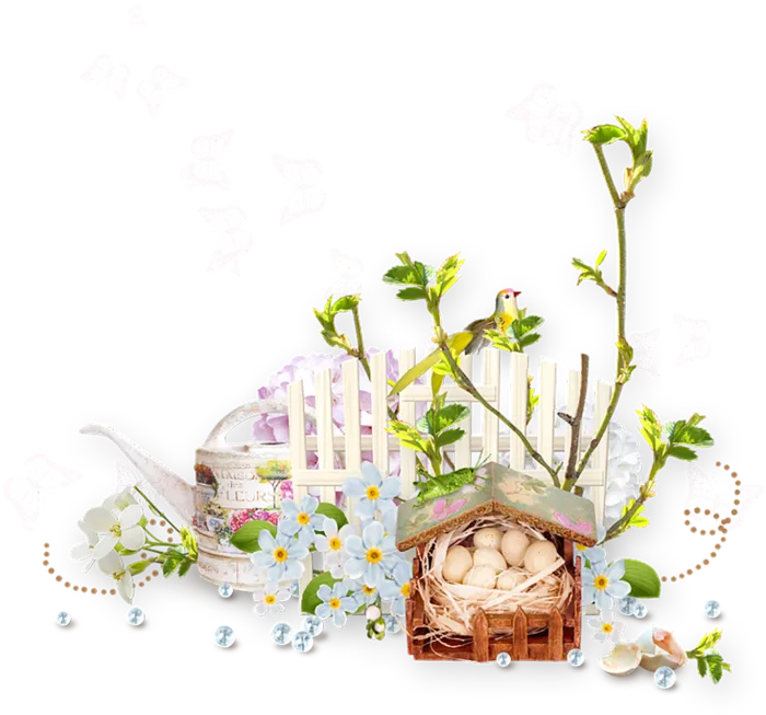 围栏绿植素材