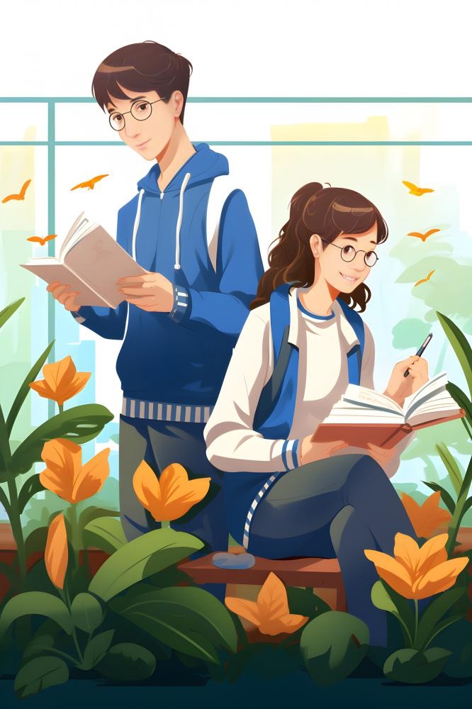 学生学习校服元素(2400x3600)