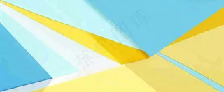 黄蓝矩形背景