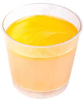 黄色芒果布甸图片