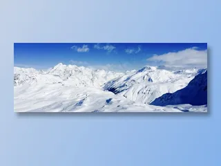 瑞士阿尔卑斯山风景素材图