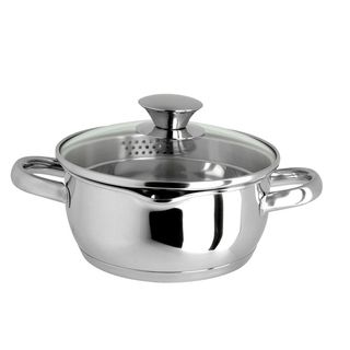 免抠银白色不锈钢锅实物图片