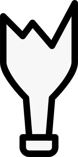 破瓶子 PNG免抠(768x1536)