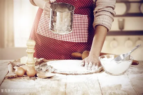 和面的厨师人物高清