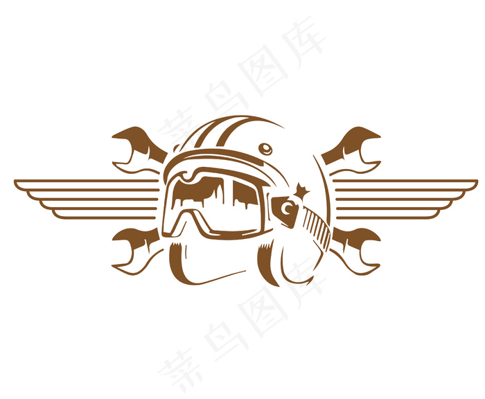飞行员插画设计ai矢量模版下载