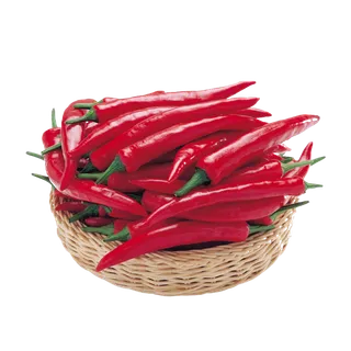 免抠一筐红辣椒，红辣椒，辣椒，作物，蔬菜
