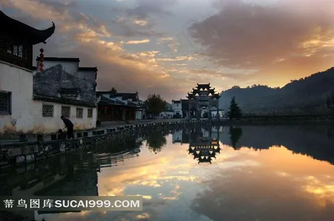 徽州小镇的风景图片 徽州小镇的风景图片