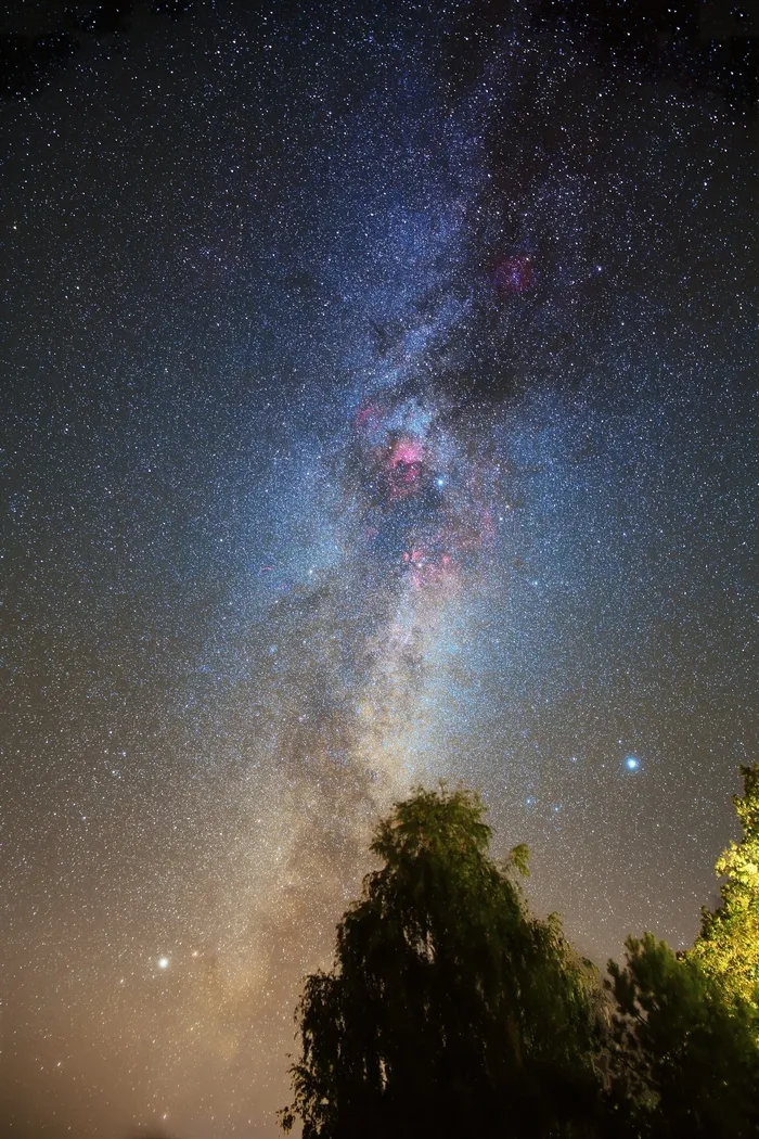 黑色星空摄影素材