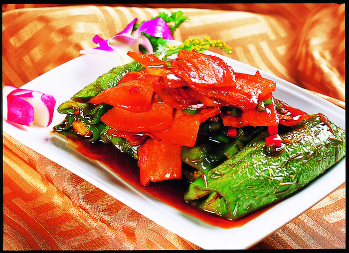 0911XC-382虎皮尖椒炒咸肉