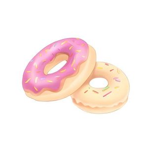 甜甜圈甜品免抠