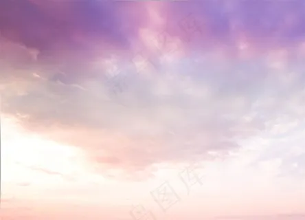 紫色云朵图片