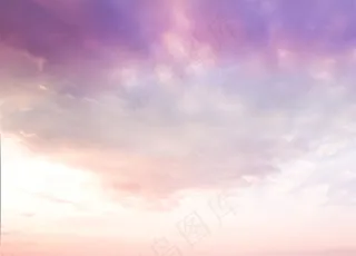 紫色云朵图片